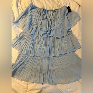 Deep Self women’s blue strapless dress